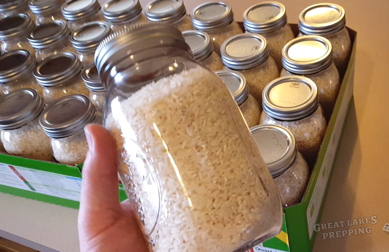How To Rice In Mason Jars For, Long Term Storage Containers For Food